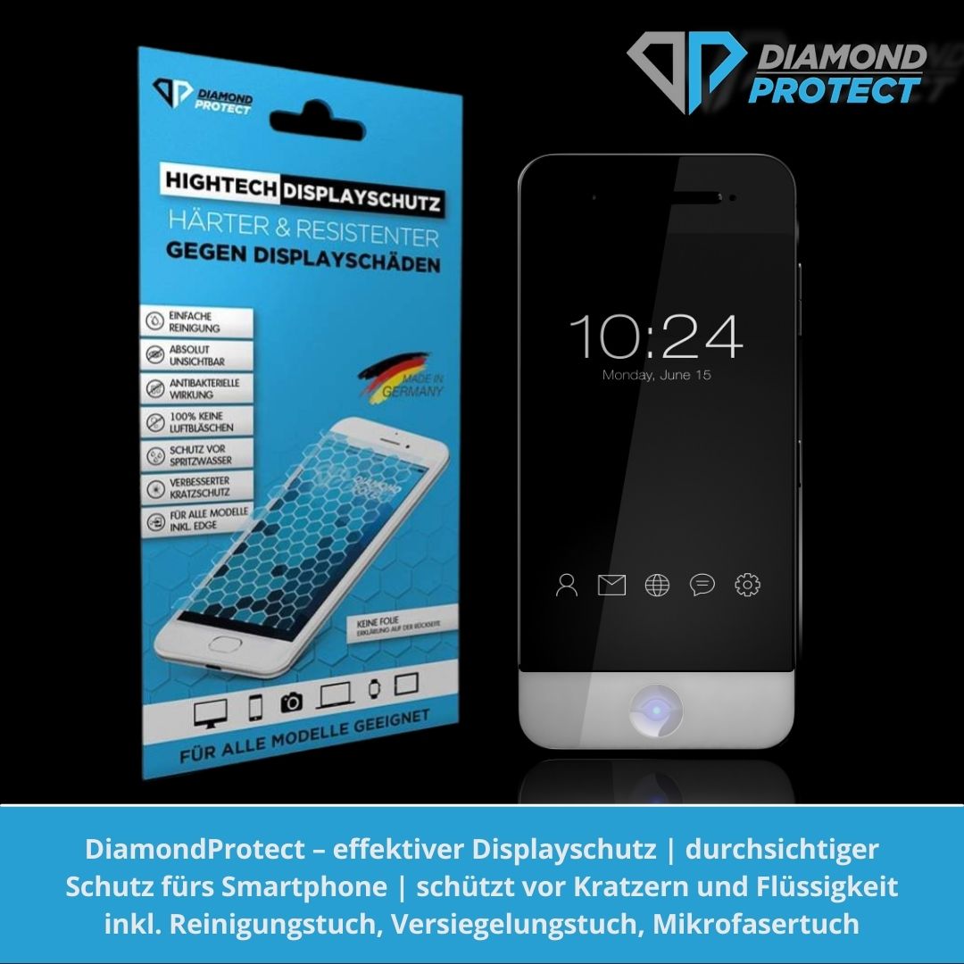 DiamondProtect Displayschutz für Smartphones, Tablets und Smart-TV
