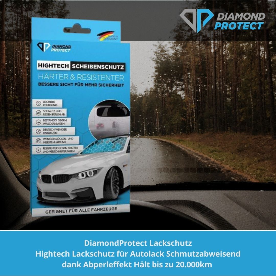 DiamondProtect High-Tech Scheibenschutz für Dein Auto –